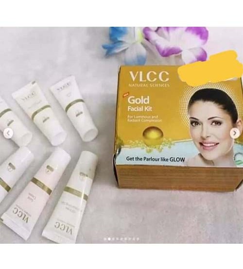 New Vlcc Gold Facial Kit Saloon 